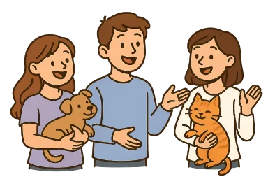 We search for helpers