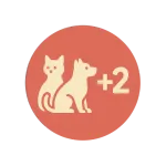 Accept animale suplimentare (ex. 2+ câini/pisici de la același stăpân)
